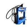 Hydraulický, pneumatický dílenský lis 20t s manometrem GEKO