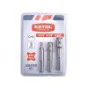 Adaptéry sada 3ks z SDS PLUS na čtyřhran, 1/4"-3/8"-1/2", CrV EXTOL PREMIUM