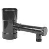 Sběrač dešťové vody 80 mm s ventilem 1", grafit – BRADAS