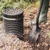 Rýč špičatý Fiskars Ergonomic Pro drenážní