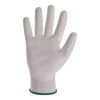 Povrstvené rukavice BRITA bílé, v. 09"