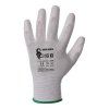 Povrstvené rukavice BRITA bílé, v. 09"