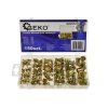 Sada ocelových nýtovacích matic 150 ks - GEKO