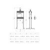 167889 2 hydraulicky lis s manometrem a nozni pumpou 20t geko
