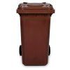 Popelnice BIO, na bioodpad hran. 240l PVC-hnědá