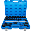 Sada silových nástrčných hlavic HEX 3/4", 21 ks,  BGS - B5258