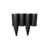 154518 plastovy obrubnik palisada 2 5m 225mm cerna palgarden
