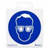 W20695 Folie Symbol Schutzbrille Samolepka format 92x92 mm Samolepici 0a