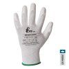 Rukavice CXS BRITA WHITE, s blistrem, máčené v polyuretanu, vel. 6