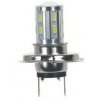 LED žárovka s paticí H7 12SMD Samsung + 3W Osram 10-30V