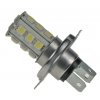 LED žárovka 12V s paticí H4 18LED/3SMD