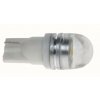LED žárovka 12V T10 bílá 1LED/3SMD s čočkou
