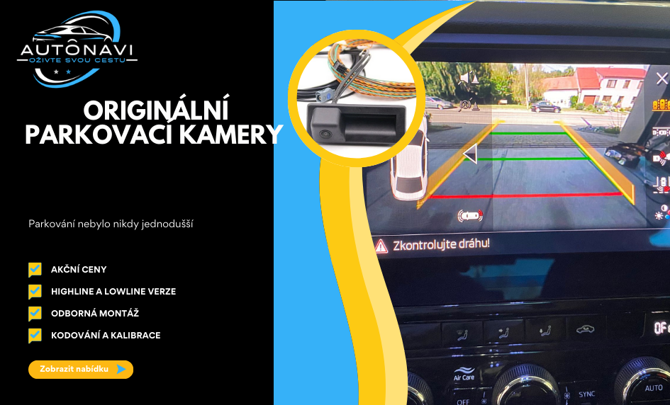 Originální parkovací kamery
