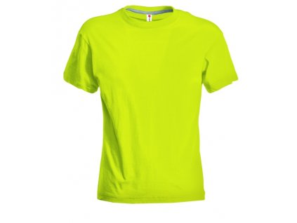 Dámské tričko SUNSET fluo žluté, výztuhy ramen L (Velikost L)
