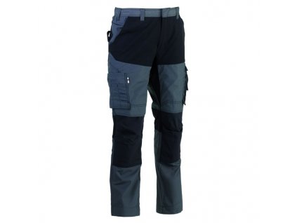 Extra stretchové kalhoty HECTOR - šedá / černá  52 (H46) (Velikost 44 (H38))