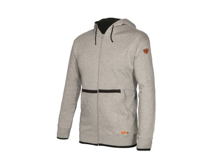 INDUSTRIAL STARTER Mikina PASUBIO s elastickým úpletem v podpaží (Velikost 3XL, Barvy šedá)