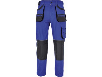 Pánské bavlněné pracovní kalhoty HANS modrá-antracit 62 (Velikost 46)
