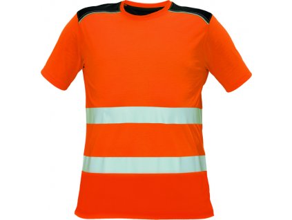 Pánské triko KNOXFIELD HI-VIS - oranžová L (Velikost 3XL)