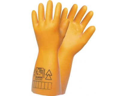TATTLER dielektrické rukavice 26500 V, přírodní latex 10 (Velikost 10)