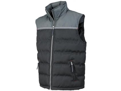 INDUSTRIAL STARTER Zateplená vesta OCEAN ISSA (Velikost 3XL, Barvy černá)