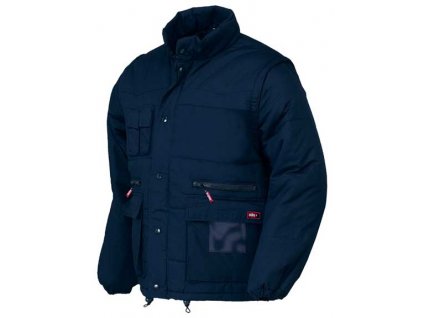 Zimní bunda POLAR s oddělitelnými rukávy - modrá XL (Velikost L)