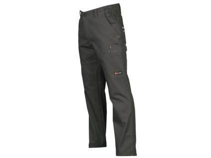 Celoroční kalhoty WORKER s elastickým pasem kouřová 3XL (Velikost 3XL)