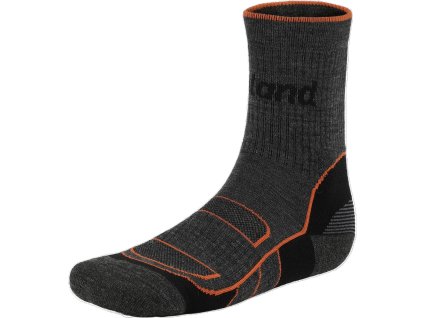 Seeland ponožky Forest sock Grey/Black (Velikost ponožek 39-42)