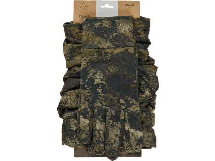 SEELAND maskovací set rukavice + nákrčník Aero Camo Cover set InVis MPC Green (Velikost oblečení HA M/L)