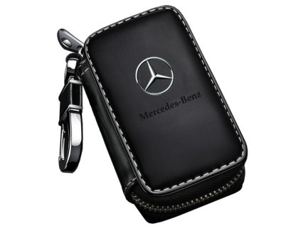 Kľúčenka Autokľúč MERCEDES - BENZ  Kožené Puzdro na kľúče od auta. Diaľkové centrálne zamykanie