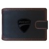 DUCATI - Portofel bărbătesc din piele cu protecție pentru carduri