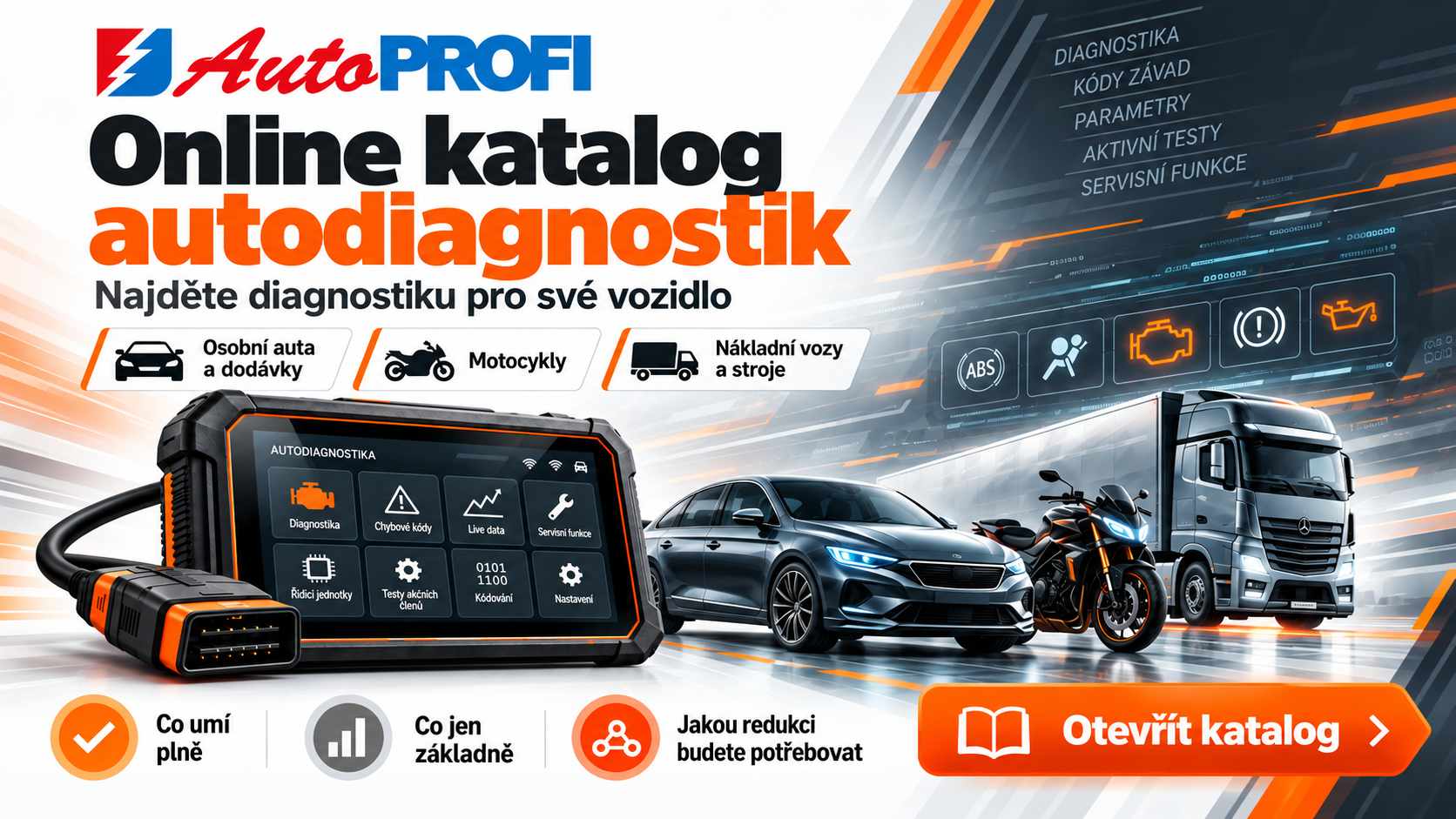 Online katalog autodiagnostik