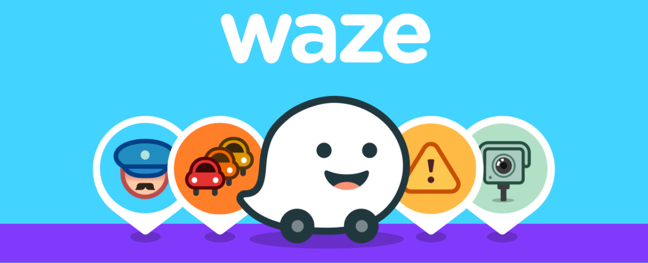 Sdílení trasy Waze navigace