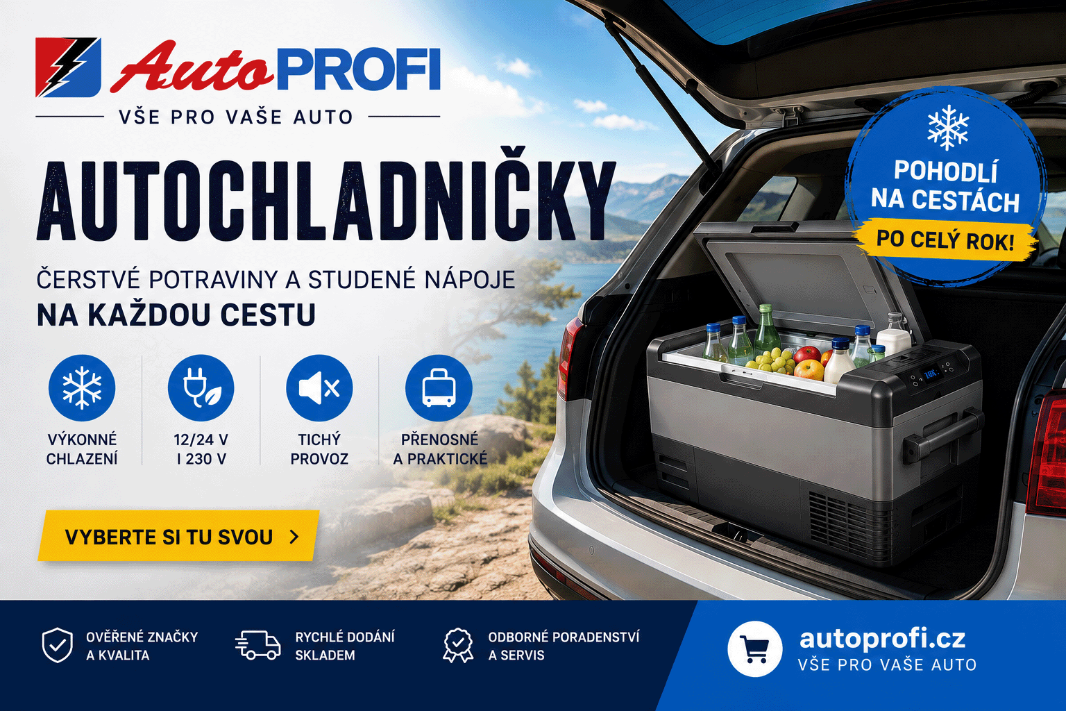 Kvalitní autochladničky s vysokým výkonem