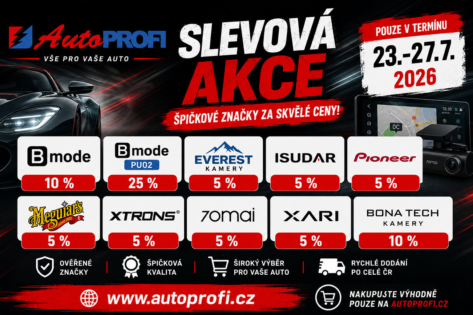 Slevová akce 23.-27.7.2026