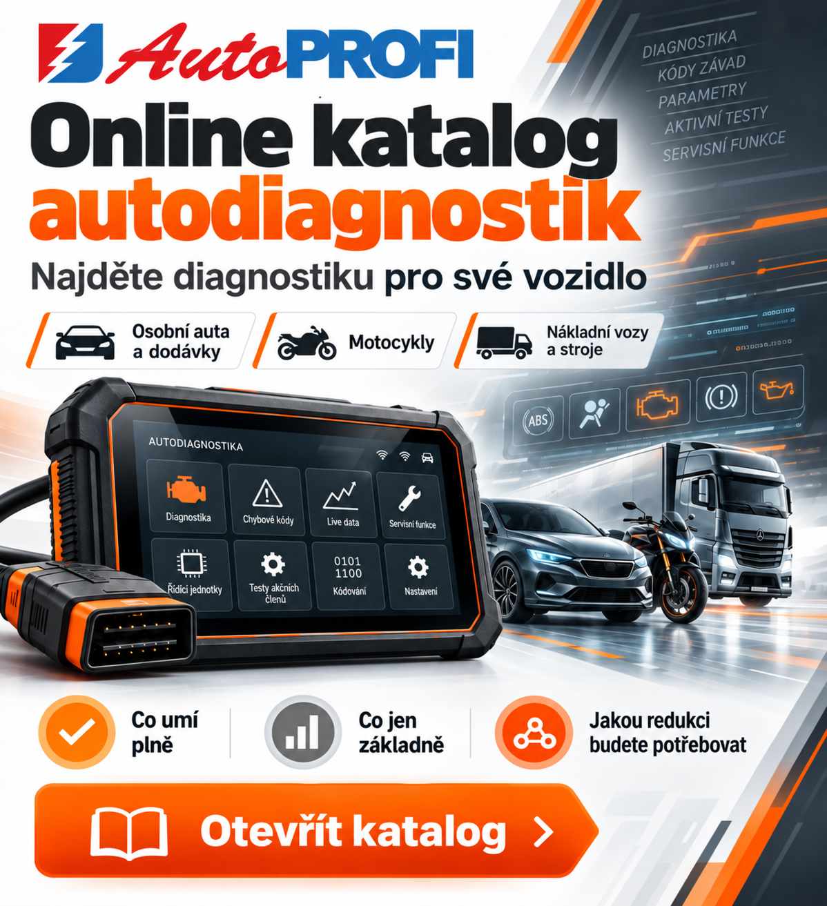 Online katalog autodiagnostik