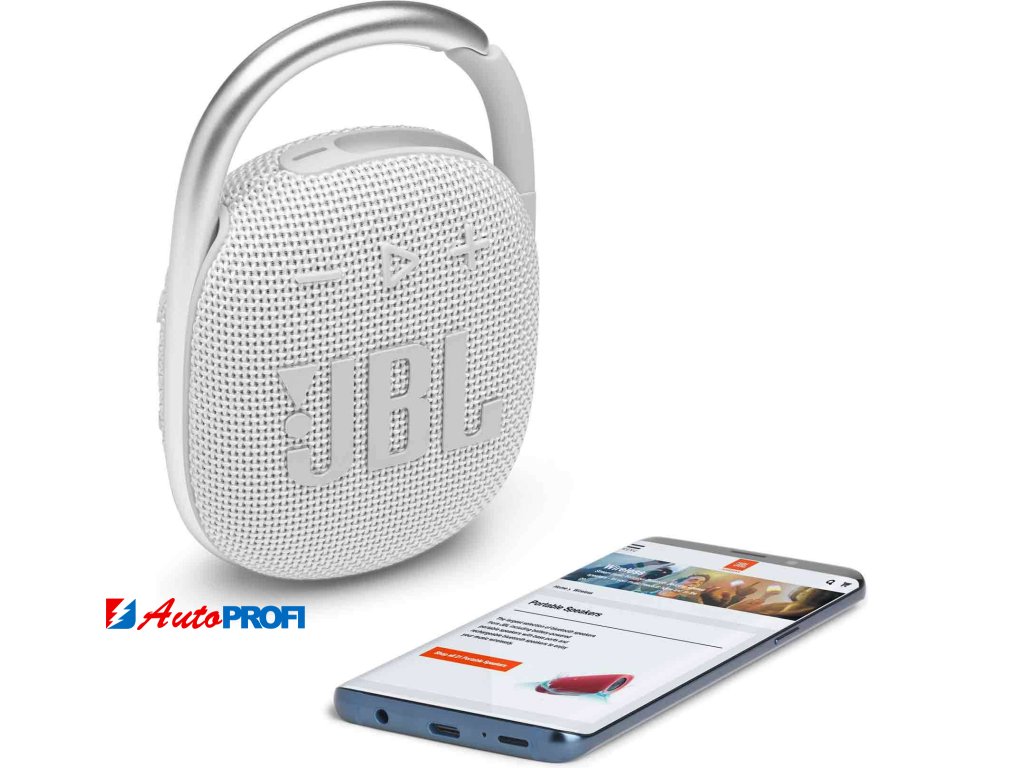 Bluetooth reproduktor JBL Clip 4 White