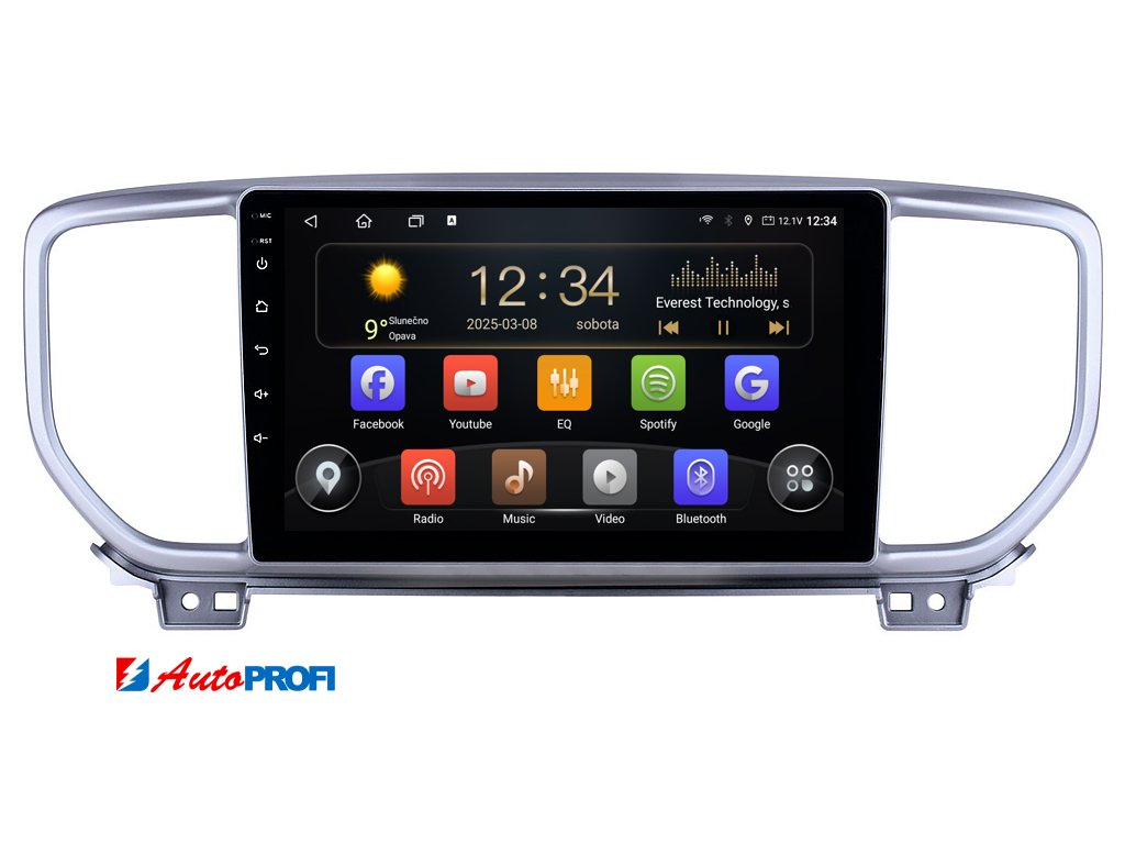 4306 isudar 1 autoradio t75 s android 13 pro kia sportage carplay androidauto a dotykovou obrazovkou evtech cz