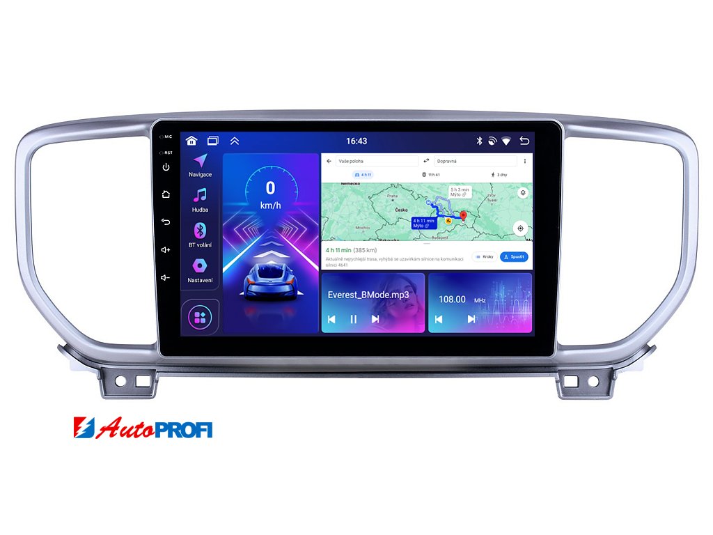 3415 bmode autoradio s android 13 pro kia sportage carplay androidauto a dotykovou obrazovkou evtech cz