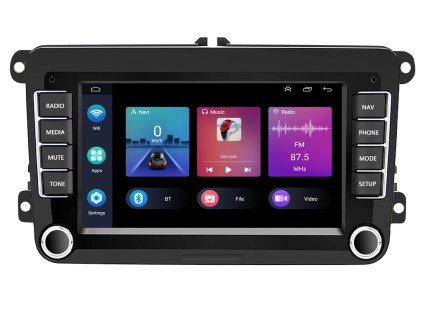 672 3 2din autoradio a3040 s android 13 pro skoda volkswagen seat carplay androidauto s gps modulem a dotykovou obrazovkou evtech cz