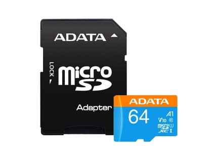Pametova karta ADATA 64GB adapter SD
