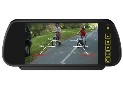 BK 073AHD zpetne zrcatko se 7 AHD monitorem