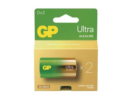 GP Ultra D LR20 alkalicka baterie 15V