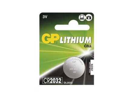 GP CR2032 baterie lithium 3V 1