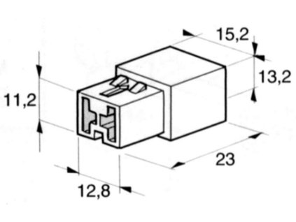 Kryt 2ks dutinky 63 mm