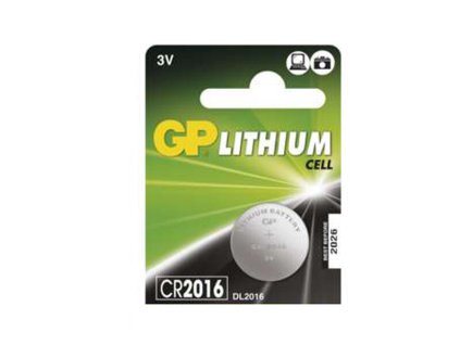 GP CR2016 baterie lithium 3V 1