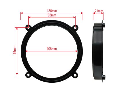 Adapter repro 130mm Fiat Bravo Brava Marea 13