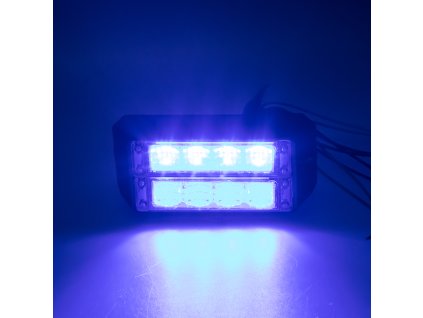 911-C4DBLU PROFI DUAL výstražné LED světlo vnější, 12-24V, modré, ECE R65