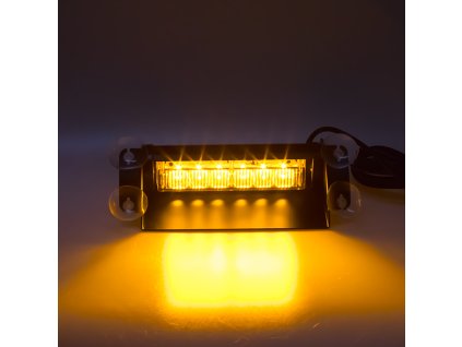 KF751 PREDATOR LED vnitřní, 6x3W, 12-24V, oranžový, 210mm, ECE R10