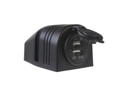 34525D 2x USB zásuvka voděodolná v přídavném panelu