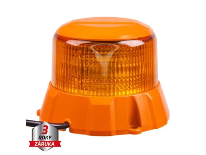 WL404FIX Robustní oranžový LED maják, oranž.hliník, 48W, ECE R65